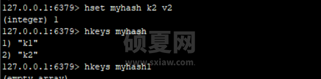 Redis基本数据类型哈希Hash常用操作实例分析