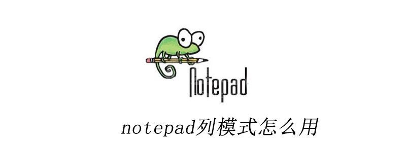 notepad++列模式怎么用