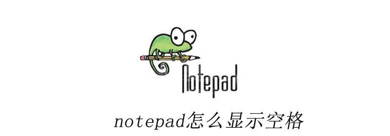 notepad怎么显示空格