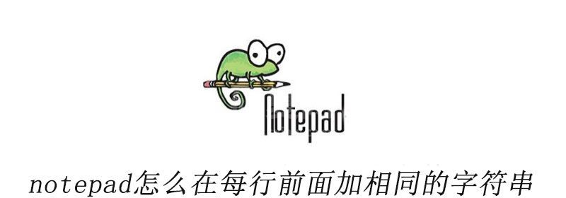 notepad++怎么在每行前面加相同的字符串