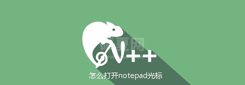 怎么打开notepad光标