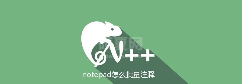 notepad怎么批量注释