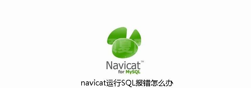 navicat运行SQL报错怎么办