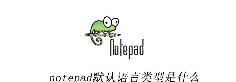 notepad默认语言类型是什么