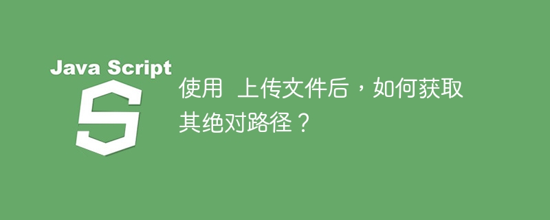 使用  上传文件后，如何获取其绝对路径？