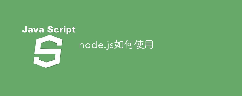 node.js如何使用