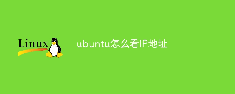 ubuntu怎么看IP地址