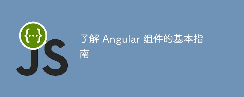 了解 angular 组件的基本指南