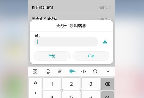 安卓手机设置呼叫转移的操作流程截图