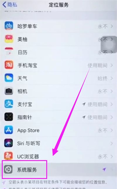 苹果6plus查看常去地点的操作步骤截图