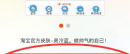 手机淘宝中更改主题皮肤的图文教程截图