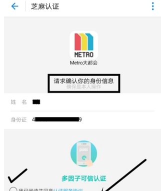 Metro大都会扫码进站的步骤讲解截图