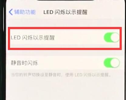 iphonexr开启来电闪关灯的操作教程截图