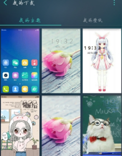 在魔秀桌面app中创作主题的具体步骤截图