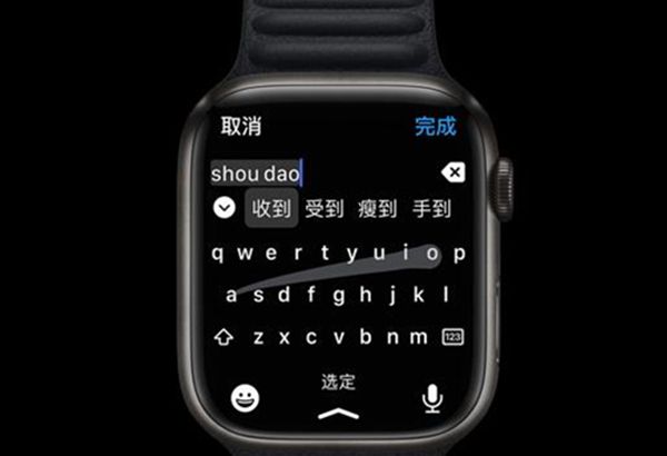 iwatch7怎么在微信中打字？iwatch7在微信中打字的方法截图