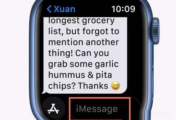AppleWatchSeries7如何打字聊天？AppleWatchSeries7打字聊天的方法