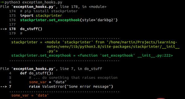 涨知识！Python 的异常信息还能这样展现