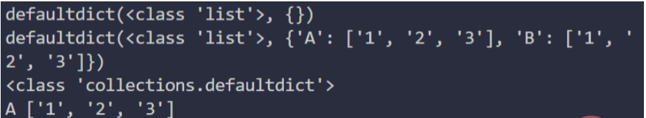 python中的defaultdict默认值怎么应用