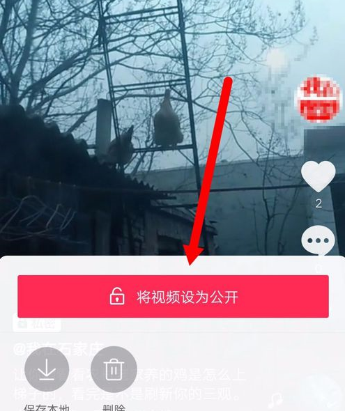 抖音公开私密视频的图文教程截图