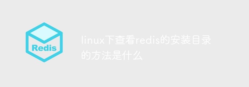 linux下查看redis的安装目录的方法是什么