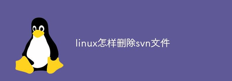 linux怎样删除svn文件