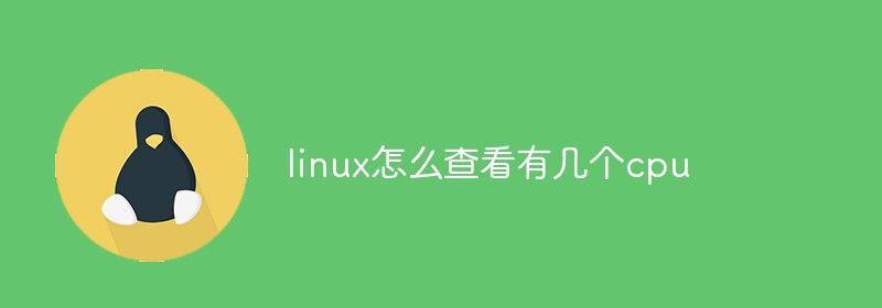 linux怎么查看有几个cpu