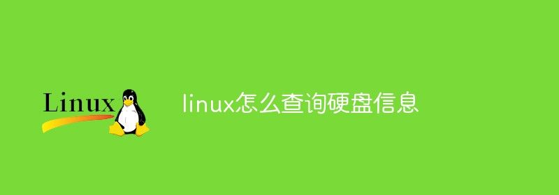 linux怎么查询硬盘信息