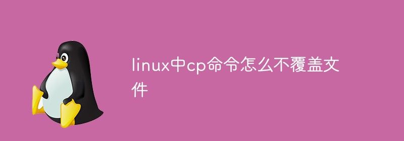 linux中cp命令怎么不覆盖文件