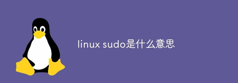 linux sudo是什么意思