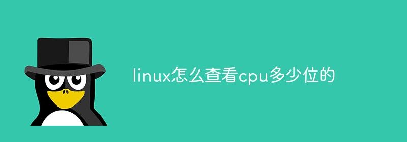 linux怎么查看cpu多少位的