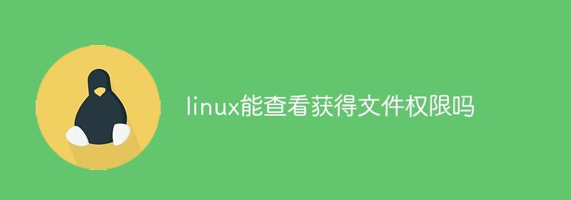 linux能查看获得文件权限吗