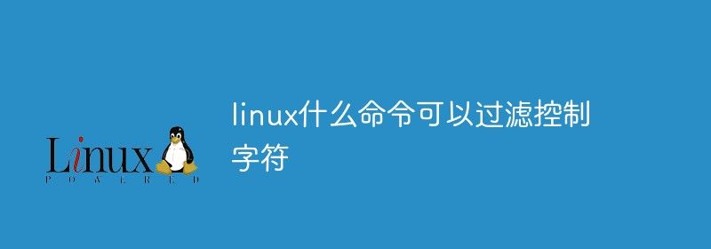 linux什么命令可以过滤控制字符