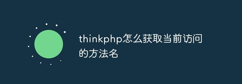 thinkphp怎么获取当前访问的方法名