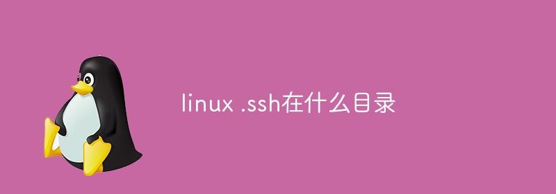 linux .ssh在什么目录