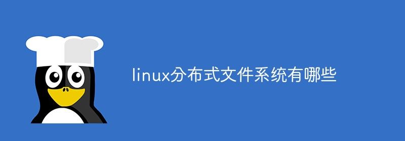 linux分布式文件系统有哪些