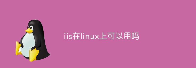 iis在linux上可以用吗