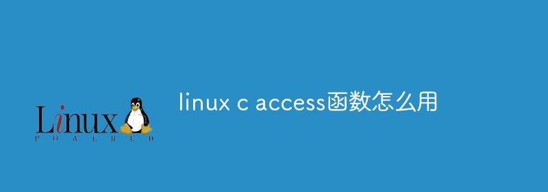 linux c access函数怎么用