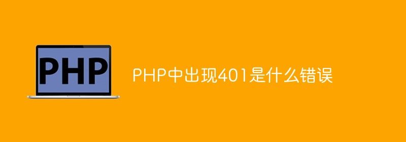 PHP中出现401是什么错误