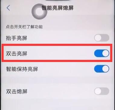 vivoz1中设置双击亮屏的操作教程截图