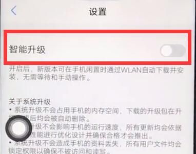 vivoz1关掉系统自动升级的操作步骤截图