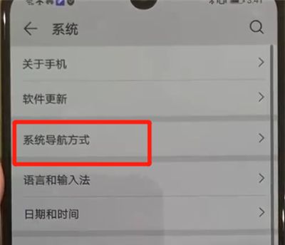 华为p30pro更改返回键的具体操作方法截图