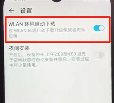 荣耀畅玩8a关闭系统自动更新的操作教程截图