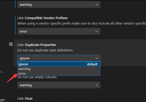 vscode重复属性错误怎么提醒?vscode重复属性错误提醒方法截图