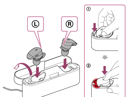 索尼WF-1000X耳机充电的方法介绍截图