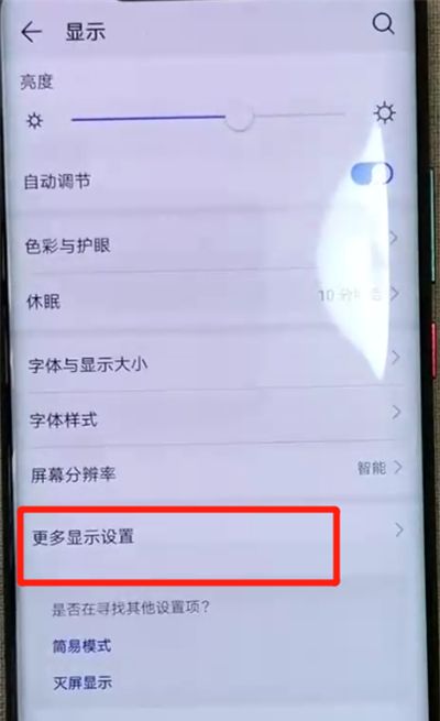 华为mate20pro中隐藏刘海的操作教程截图