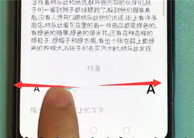 荣耀10中设置字体大小的简单步骤截图