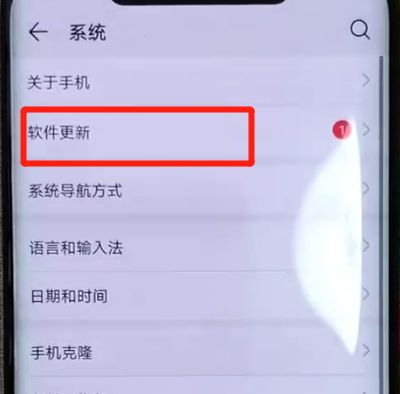 华为mate20pro中更新系统的操作方法截图