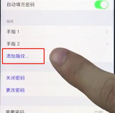 ios12中使用录指纹的简单流程截图