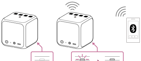 在索尼SRS-X11中使用两个扬声器无线播放音乐的方法分享截图