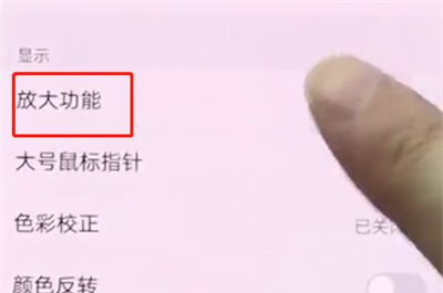 vivonex中开启放大功能的操作方法截图